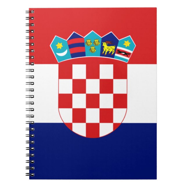 Cuaderno Bandera croata - Trobojnica (Frente)