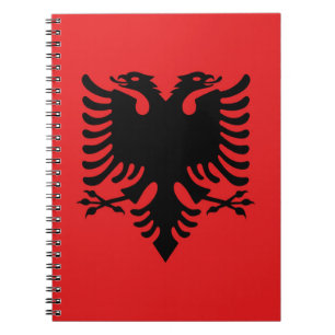 Cuaderno Bandera de Albania