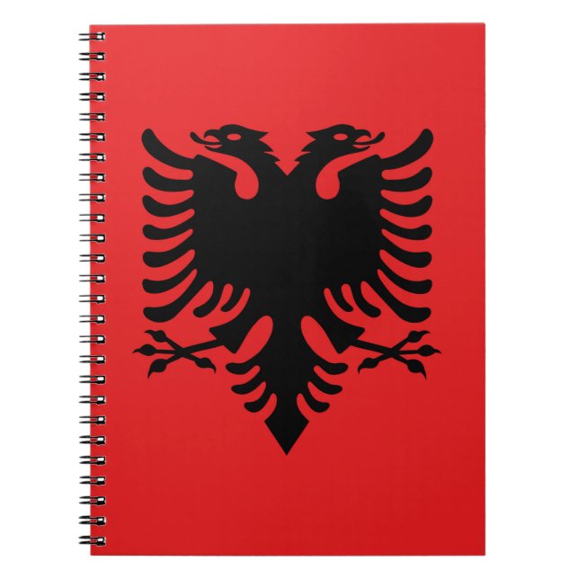 Cuaderno Bandera de Albania (Frente)