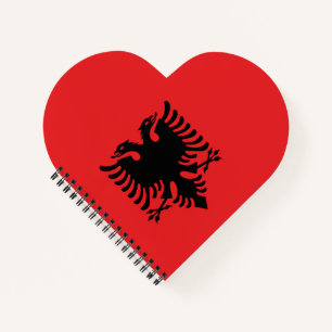Cuaderno Bandera de Albania
