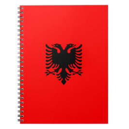 Cuaderno Bandera de Albania