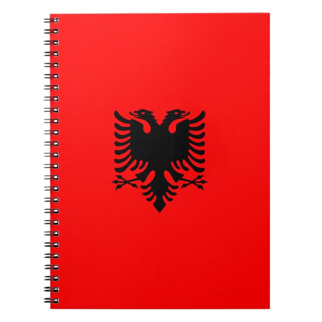 Cuaderno Bandera de Albania (Frente)