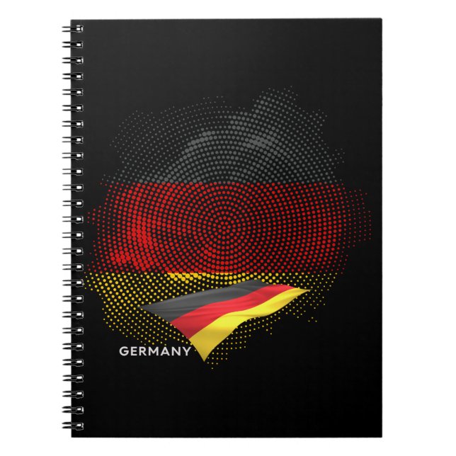 Cuaderno bandera de Alemania (Frente)
