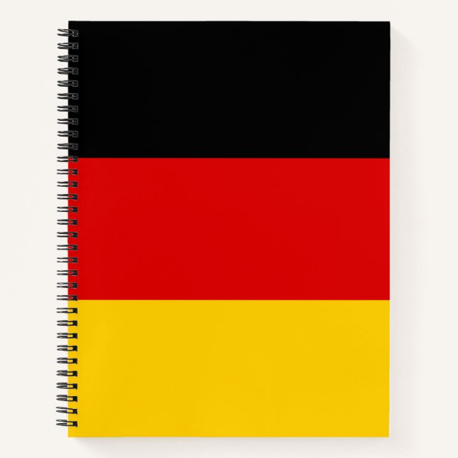 Cuaderno Bandera de Alemania (Anverso)