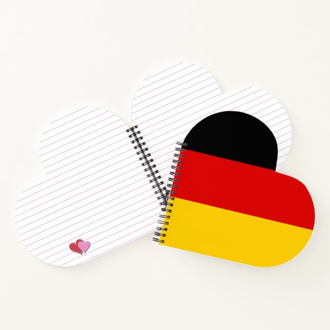 Cuaderno Bandera de Alemania (Interior)