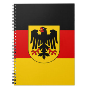 Cuaderno Bandera de Alemania - Bundesdienstflagge