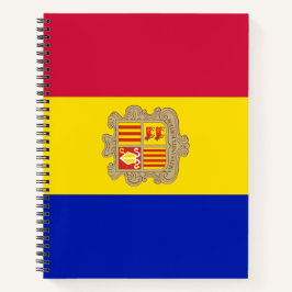 Cuaderno Bandera de Andorra