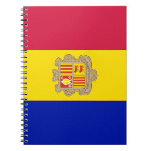 Cuaderno Bandera de Andorra