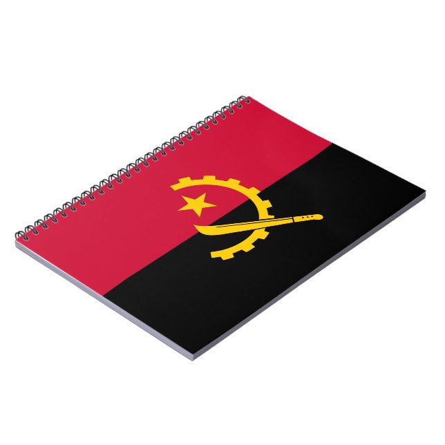 Cuaderno Bandera de Angola (Lado Izquierdo)