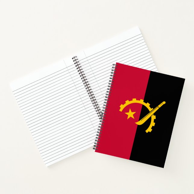 Cuaderno Bandera de Angola (Interior)