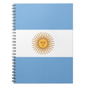 Cuaderno Bandera de Argentina