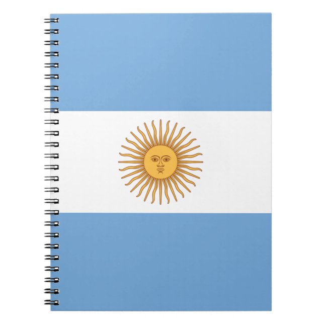Cuaderno Bandera de Argentina (Frente)