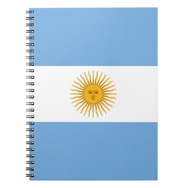 Cuaderno Bandera de Argentina (Frente)