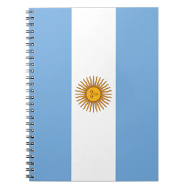 Cuaderno Bandera de Argentina