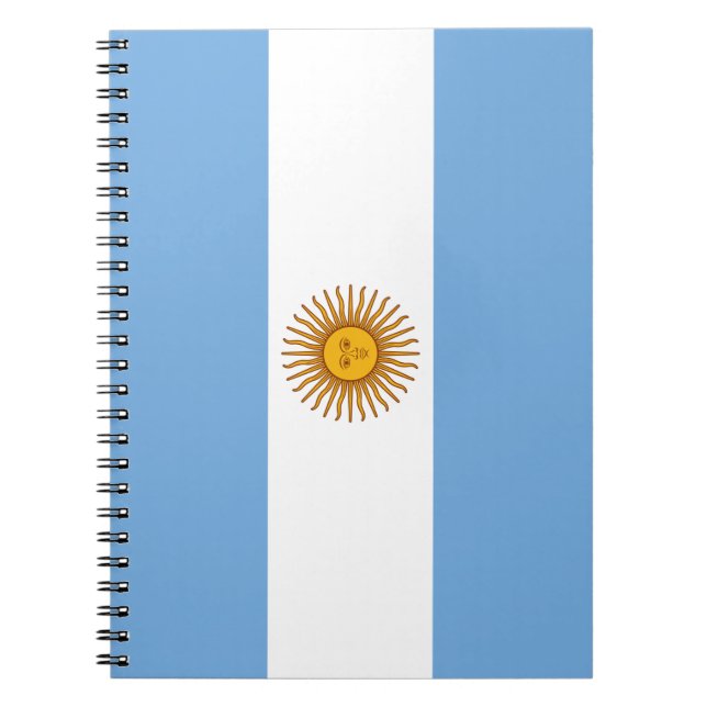 Cuaderno Bandera de Argentina (Frente)