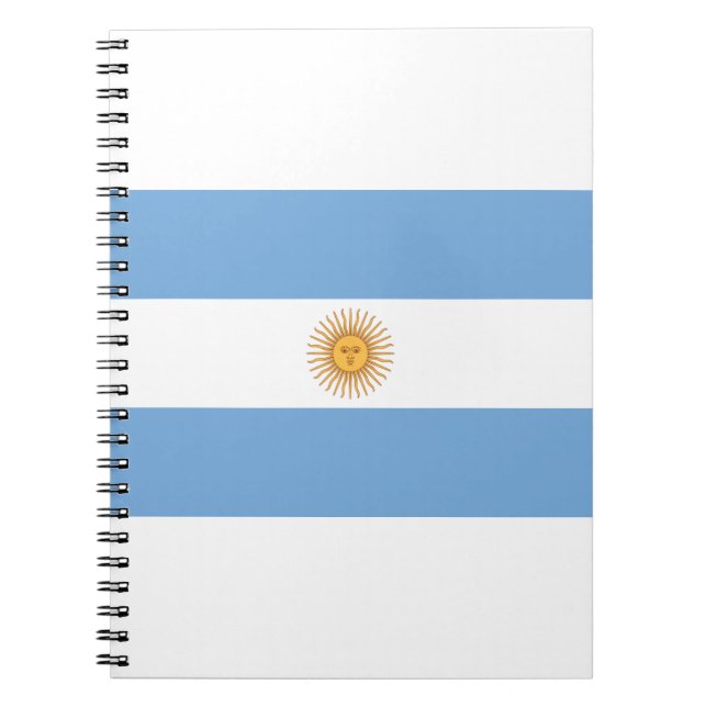 Cuaderno Bandera de Argentina (Frente)