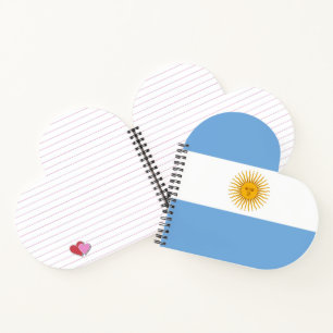 Cuaderno Bandera de Argentina