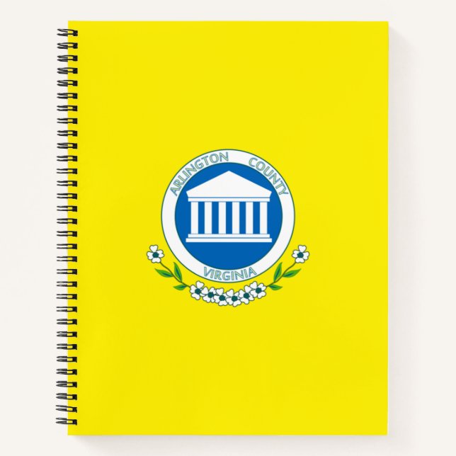 Cuaderno Bandera de Arlington (Virginia) (Anverso)