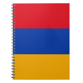 Cuaderno Bandera de Armenia