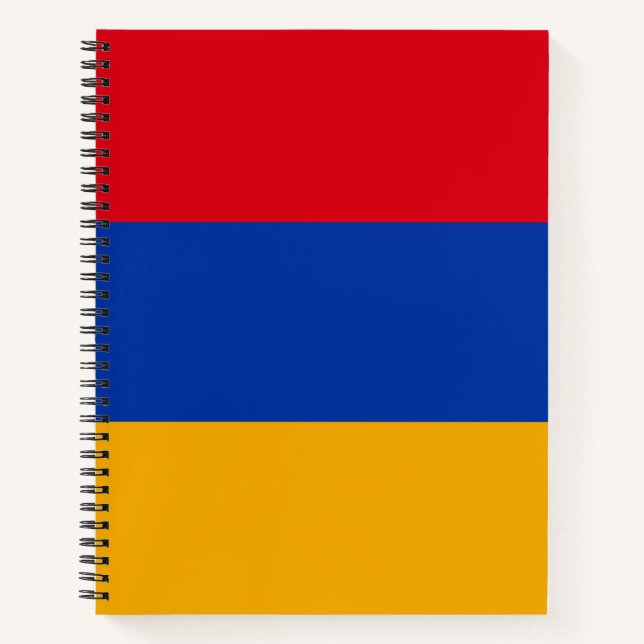Cuaderno Bandera de Armenia (Anverso)