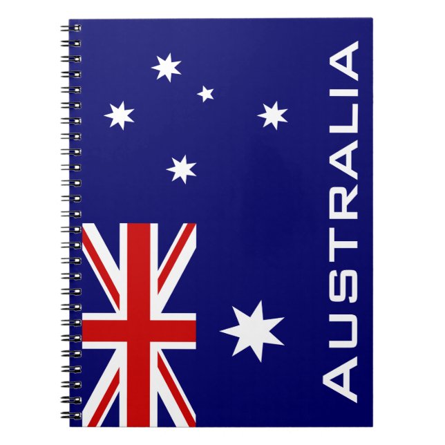 Cuaderno Bandera de Australia (Frente)