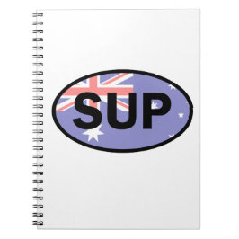 Cuaderno Bandera de Australia de Standup Paddleboard