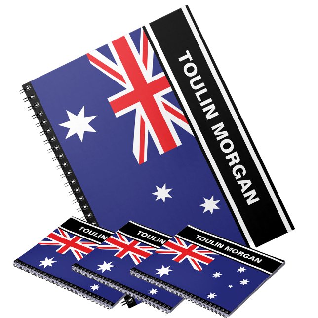 Cuaderno Bandera de Australia personalizada (Subido por el creador)