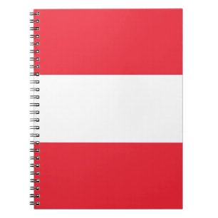 Cuaderno Bandera de Austria