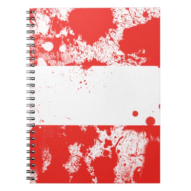Cuaderno Bandera de Austria (Frente)