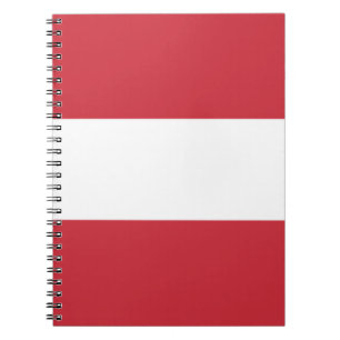 Cuaderno Bandera de Austria