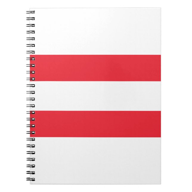 Cuaderno Bandera de Austria (Frente)