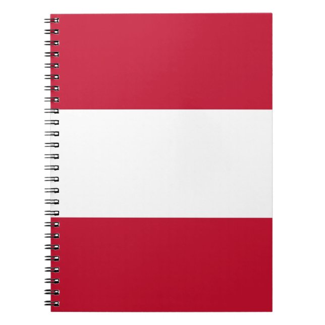 Cuaderno Bandera de Austria (Frente)