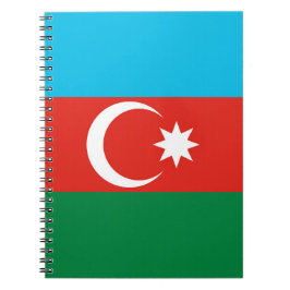 Cuaderno Bandera de Azerbaiyán