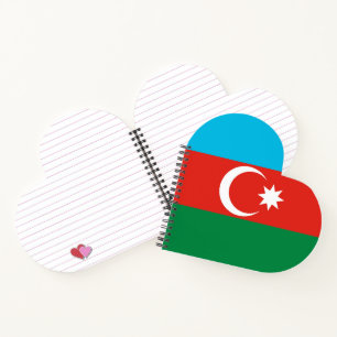 Cuaderno Bandera de Azerbaiyán