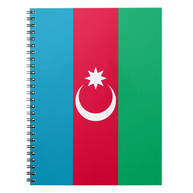 Cuaderno Bandera de Azerbaiyán Patriótica (Frente)
