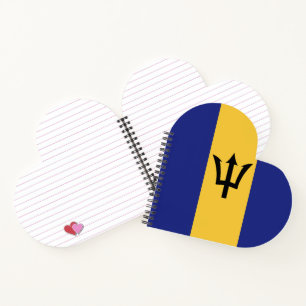 Cuaderno Bandera de Barbados