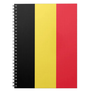 Cuaderno Bandera de Bélgica
