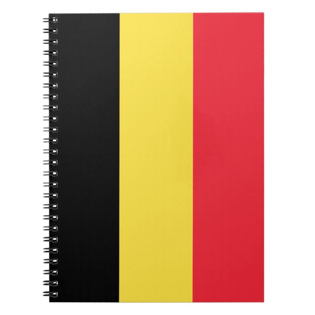 Cuaderno Bandera de Bélgica (Frente)
