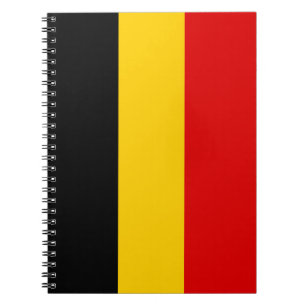Cuaderno Bandera de Bélgica