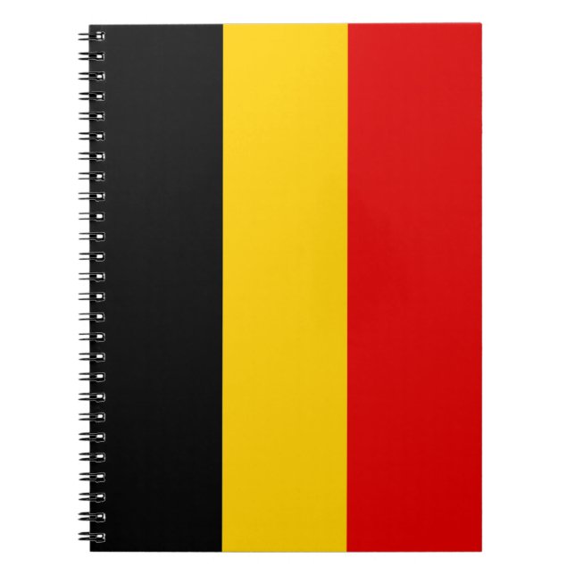 Cuaderno Bandera de Bélgica (Frente)