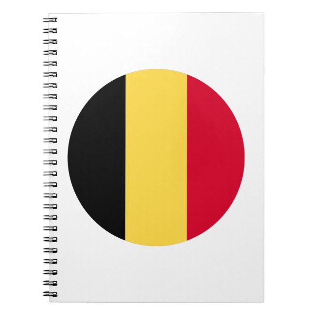 Cuaderno Bandera de Bélgica (Frente)