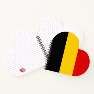 Cuaderno Bandera de Bélgica