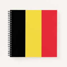 Cuaderno Bandera de Bélgica