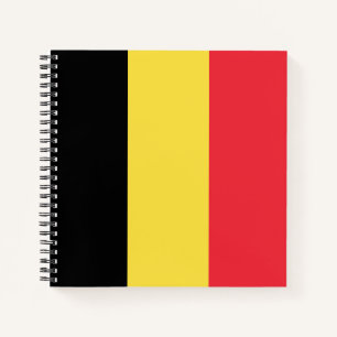 Cuaderno Bandera de Bélgica