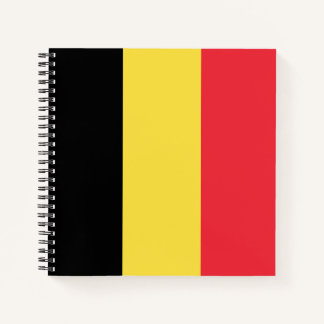 Cuaderno Bandera de Bélgica
