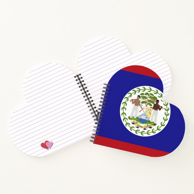 Cuaderno Bandera de Belice (Interior)