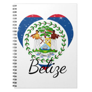 Cuaderno Bandera de Belice.