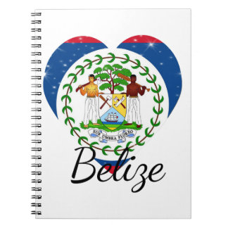 Cuaderno Bandera de Belice.