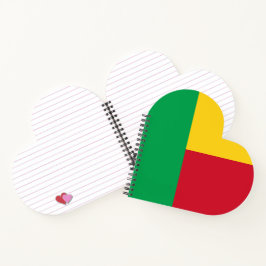 Cuaderno Bandera de Benín