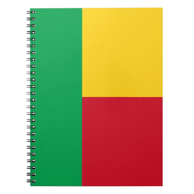 Cuaderno Bandera de Benín (Frente)